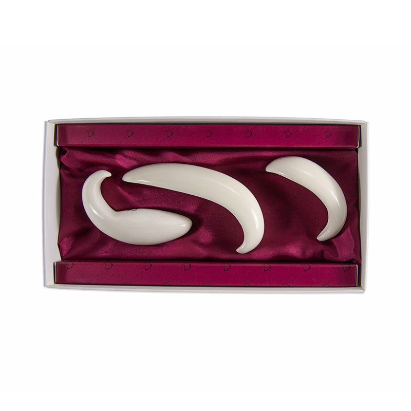 ADORI - Porcelain Massage Stones in their satin box
